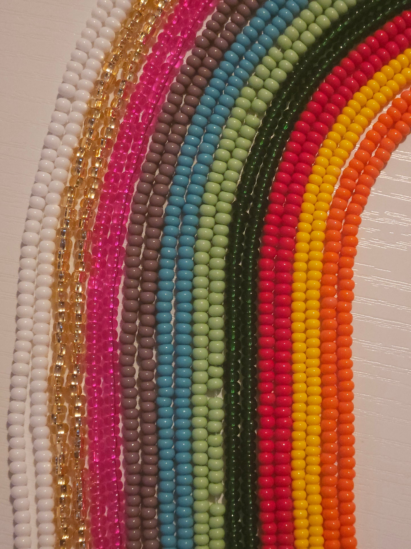 Solid Color Waist Beads