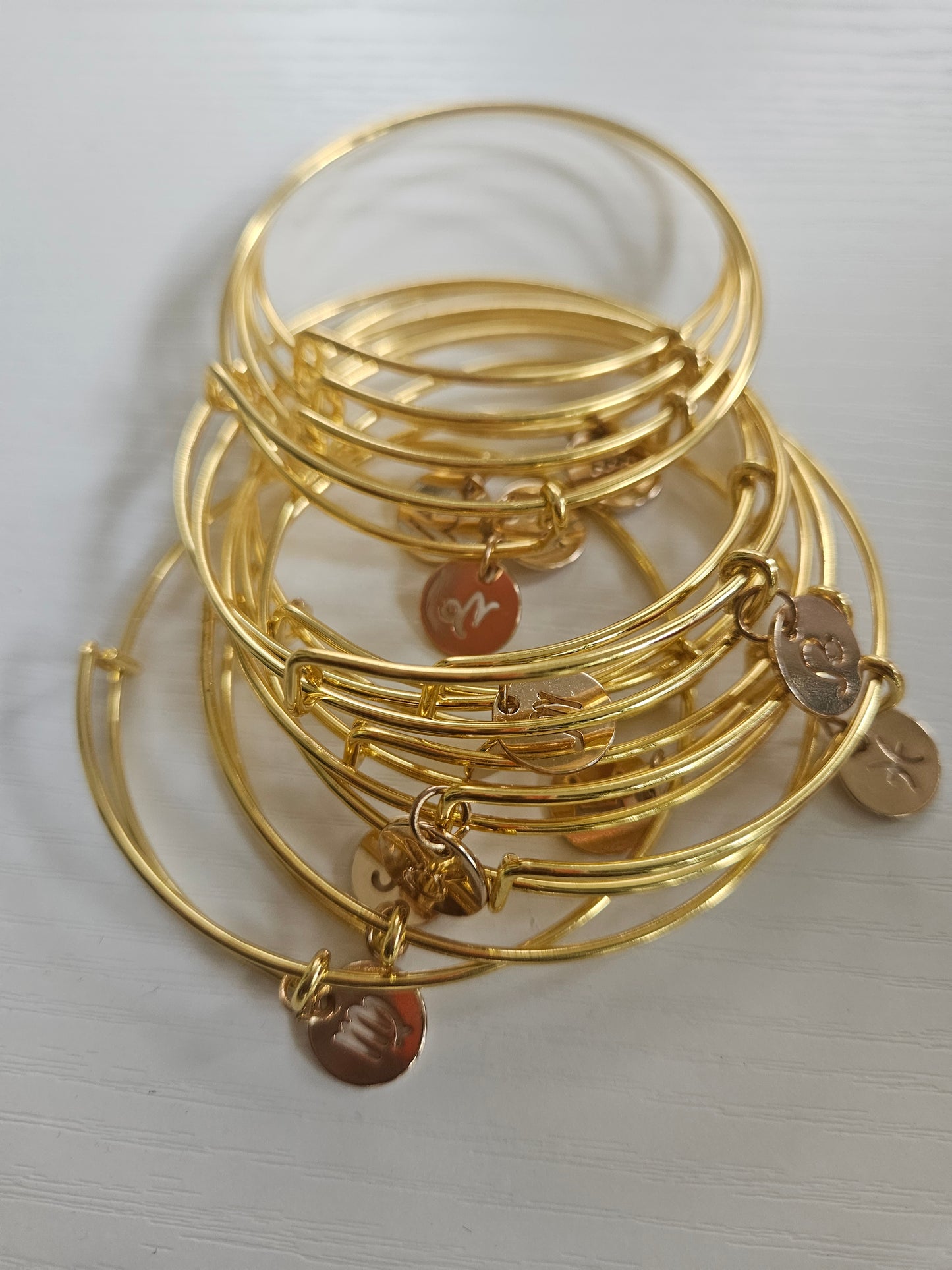 Gold Zodiac Bangle