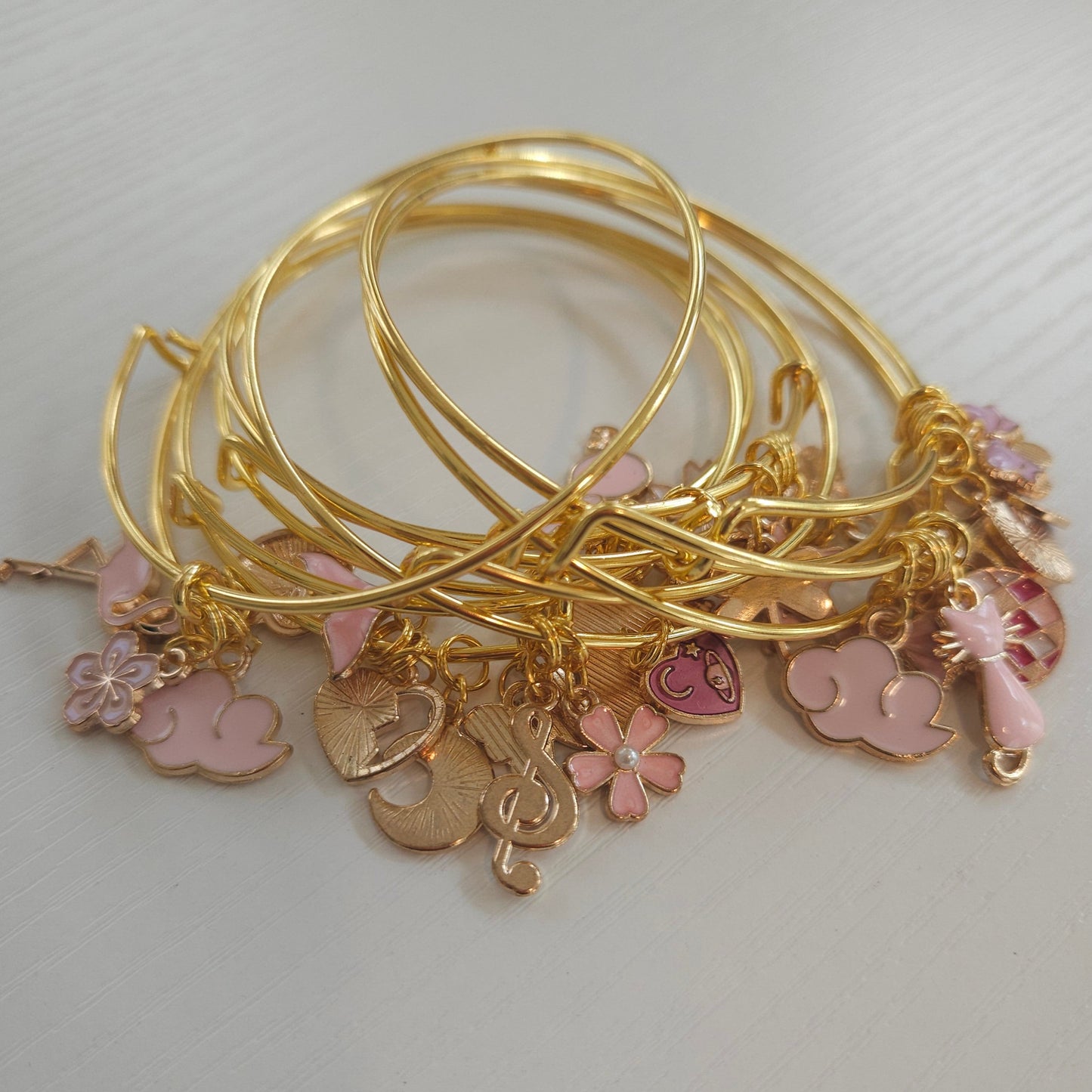 Colorful Gold Bangle